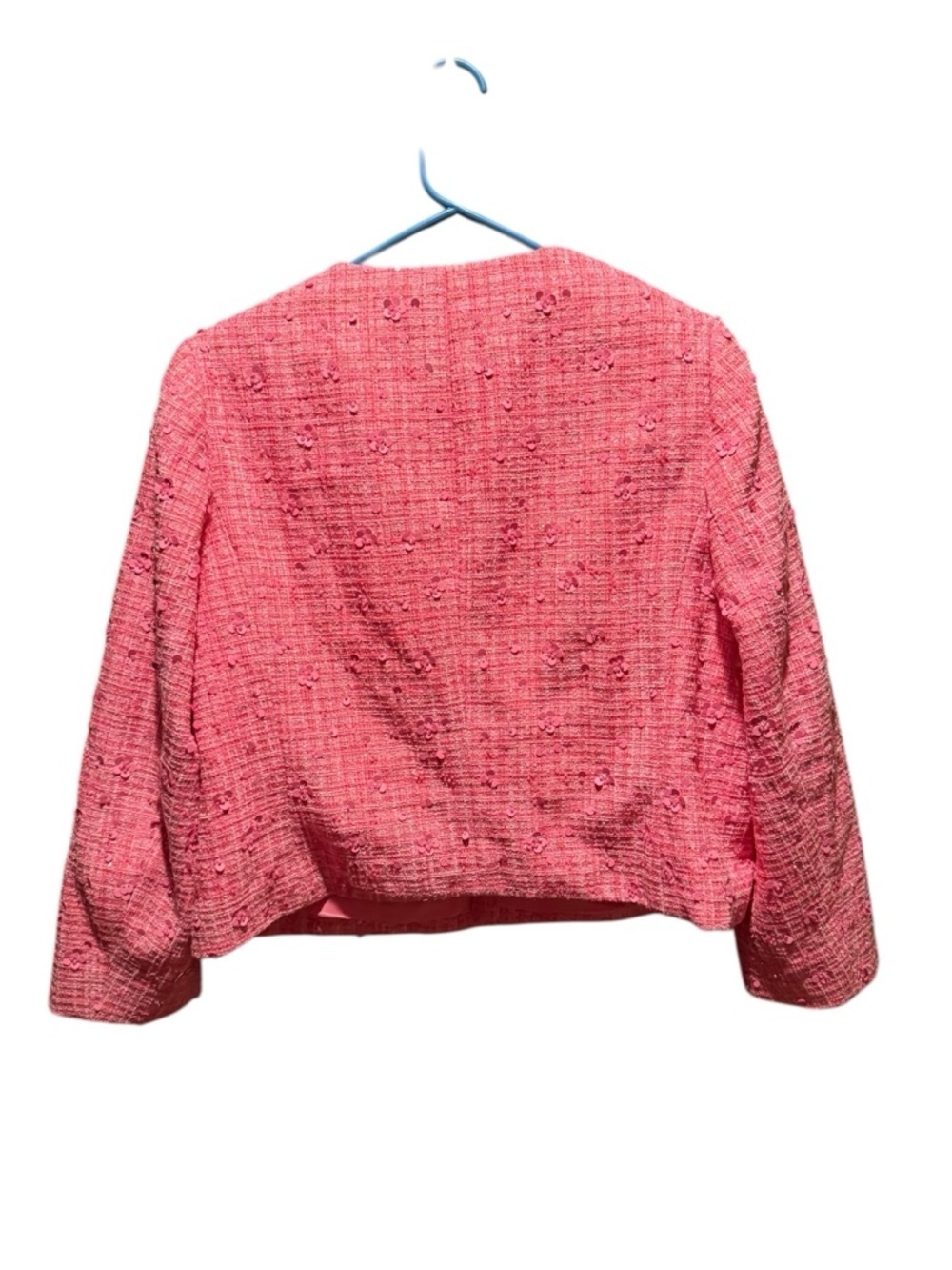 Anne Klein Pink Tweed Jacket - Picture 2 of 3